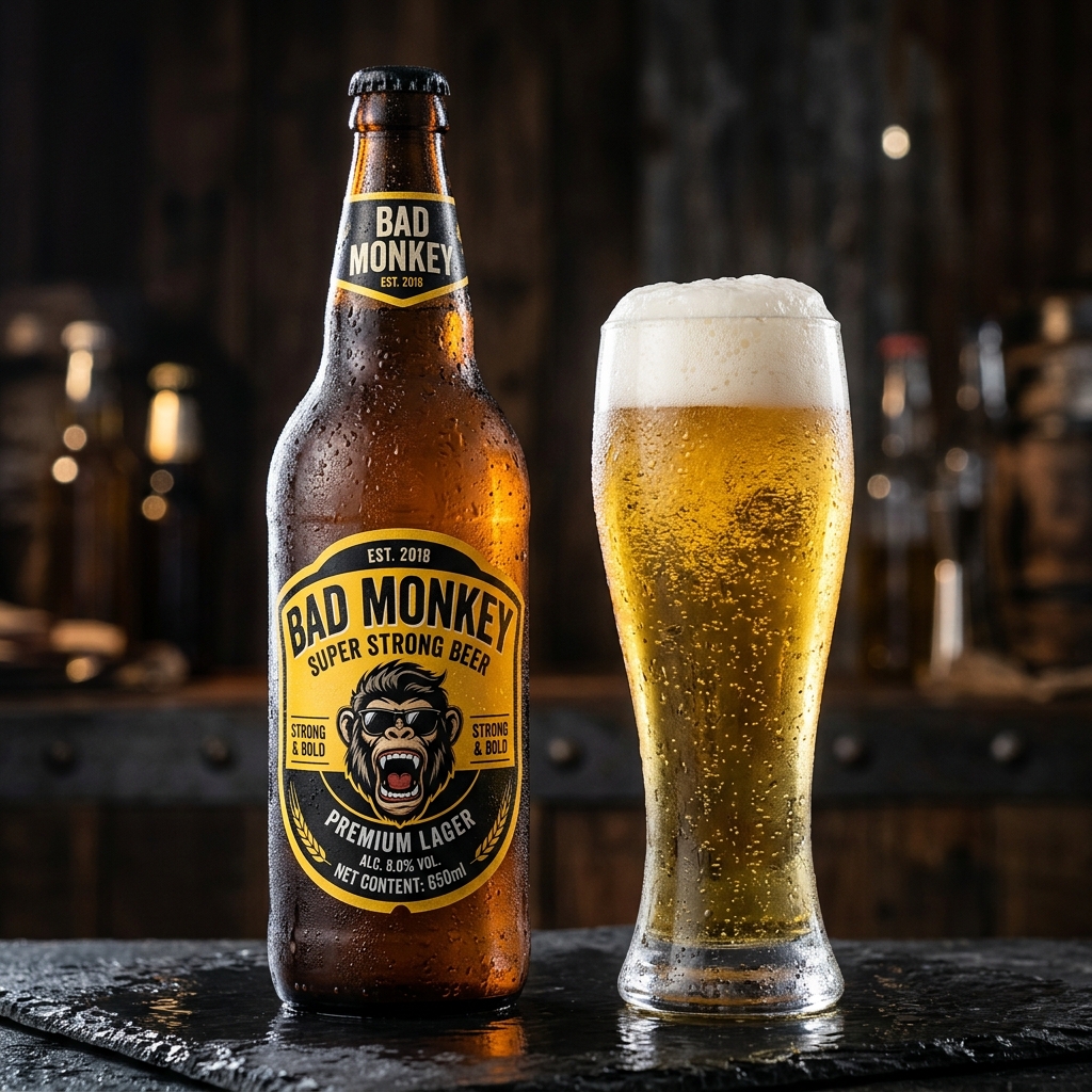 Bad Monkey Super Strong Beer
